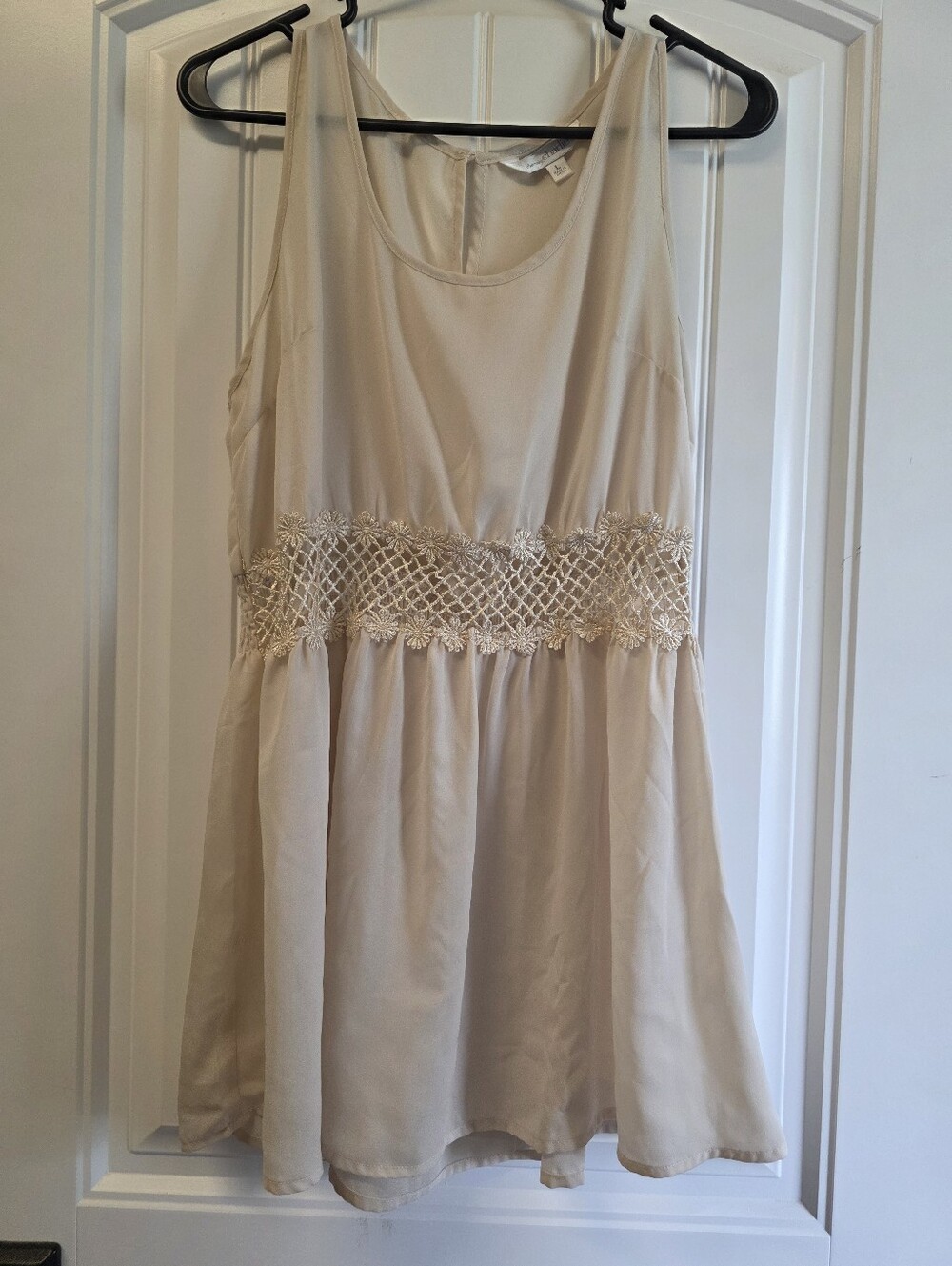 Womens Ivory Charming Charlie Top